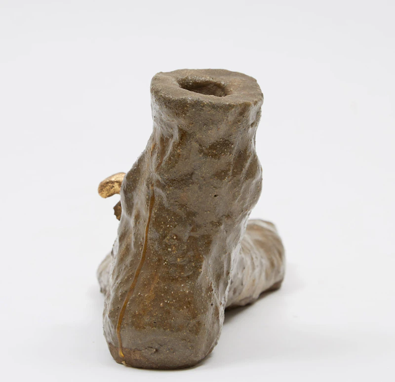 Gathie Falk, Centerpiece part 1, Foot with Flying Butresses, ceramic sculpture - view 4