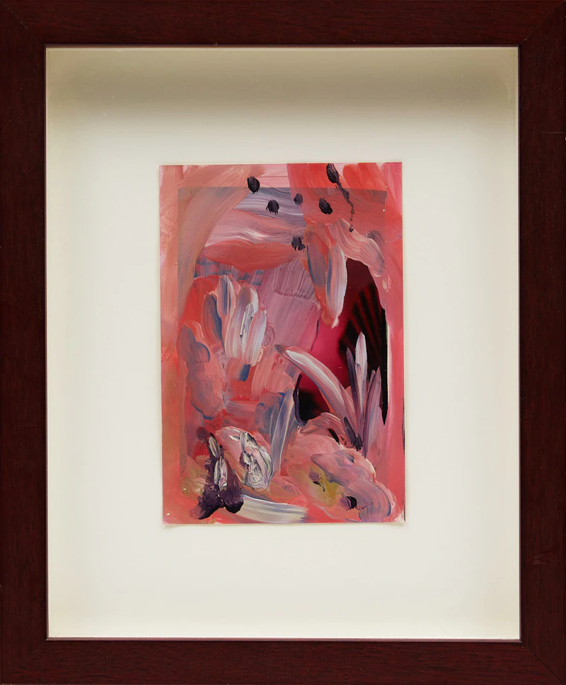 Jay Isaac, Untitled Abstract, oil on photograph - view 2