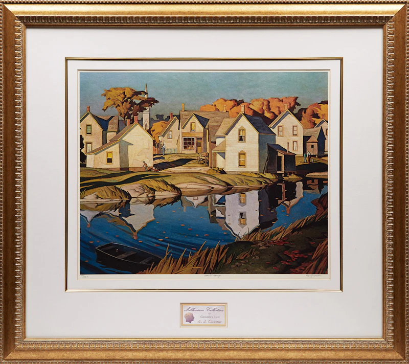 20th Century Canadian School, White Village (A.J. Casson), reproduction print - view 2