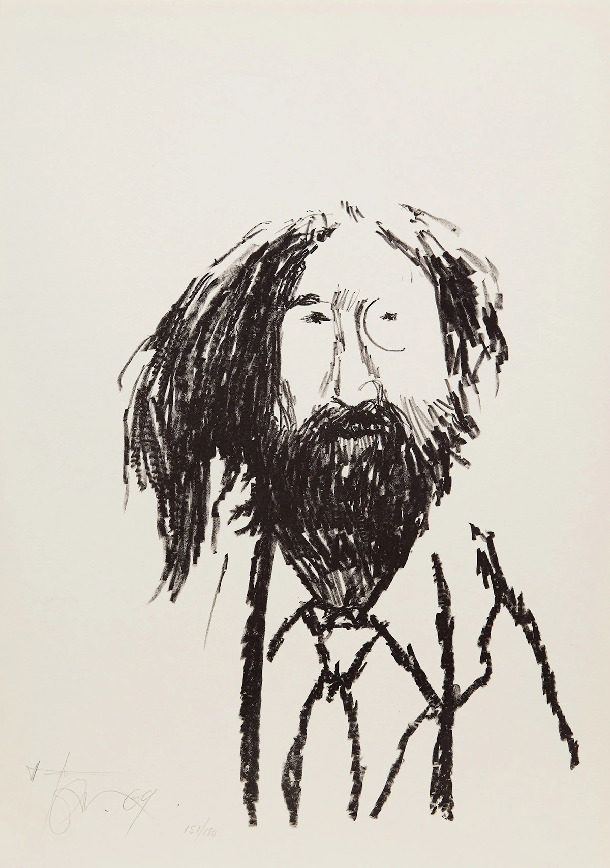 Harold Barling Town, John Lennon; Yoko Ono, pair of lithographs, 1969
