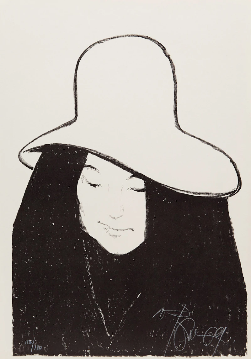 Harold Barling Town, John Lennon; Yoko Ono, pair of lithographs, 1969 - view 2