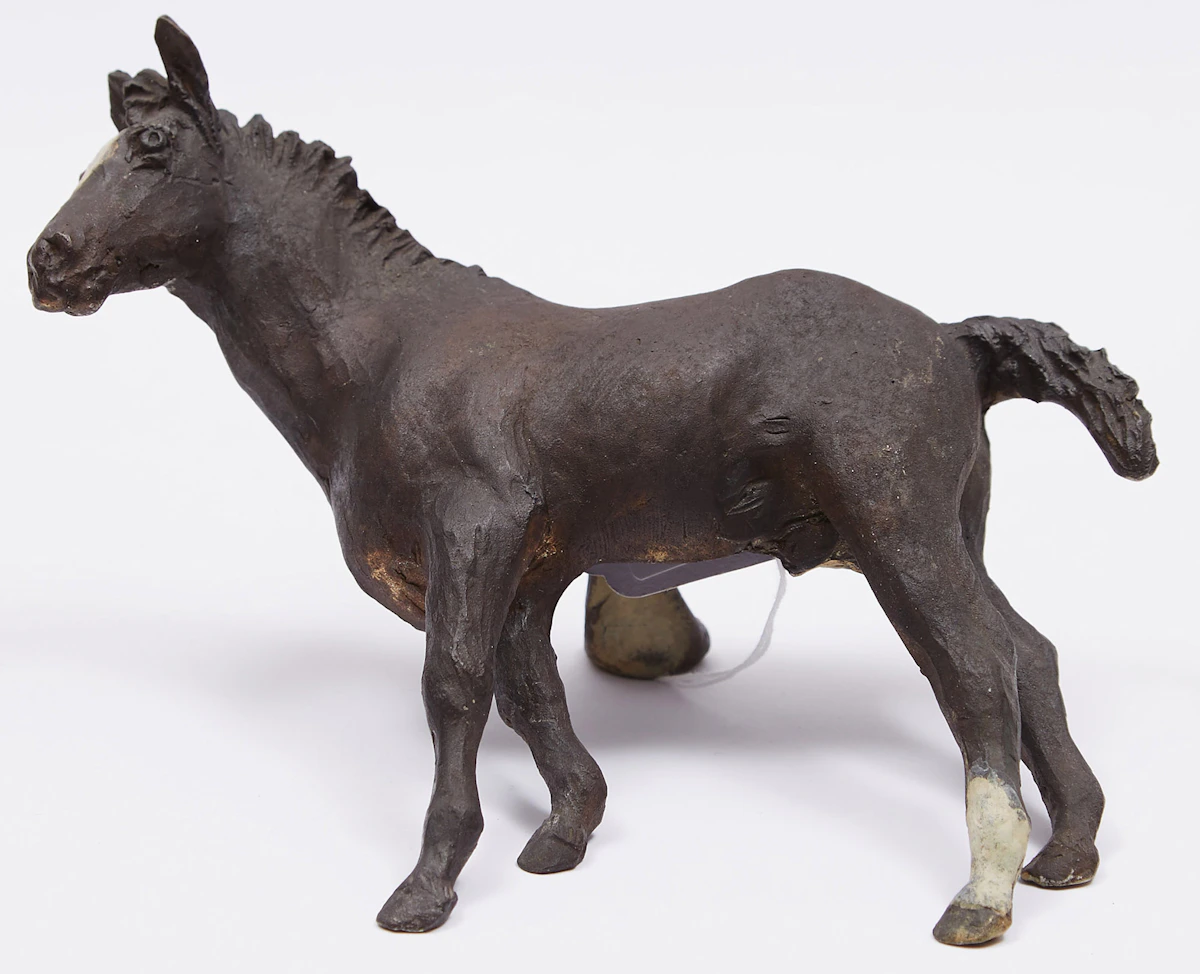 Joe Fafard, M Jaw , patinated bronze with wall mount, 2009
