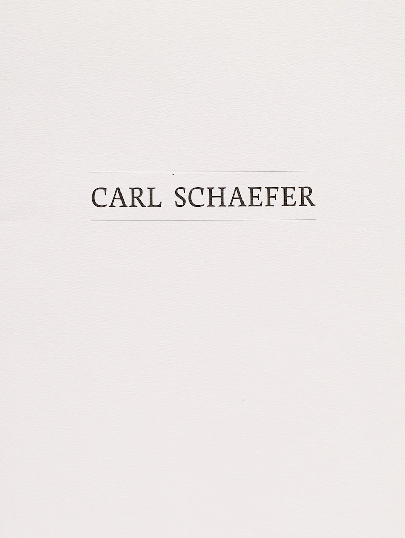 Carl Fellman Schaefer, 18 Hanover Drawings, 1924-1930, no-medium - view 6