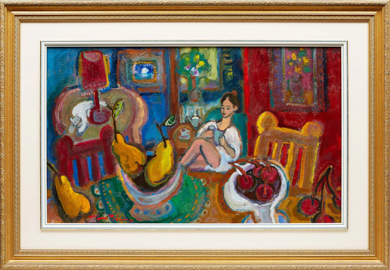 Pierre Bédard, L’art de vivre (Still Life with Figures) , oil on board - view 2