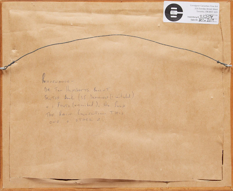 Homer Ransford Watson, Lotos Eaters, mixed media drawing - view 2