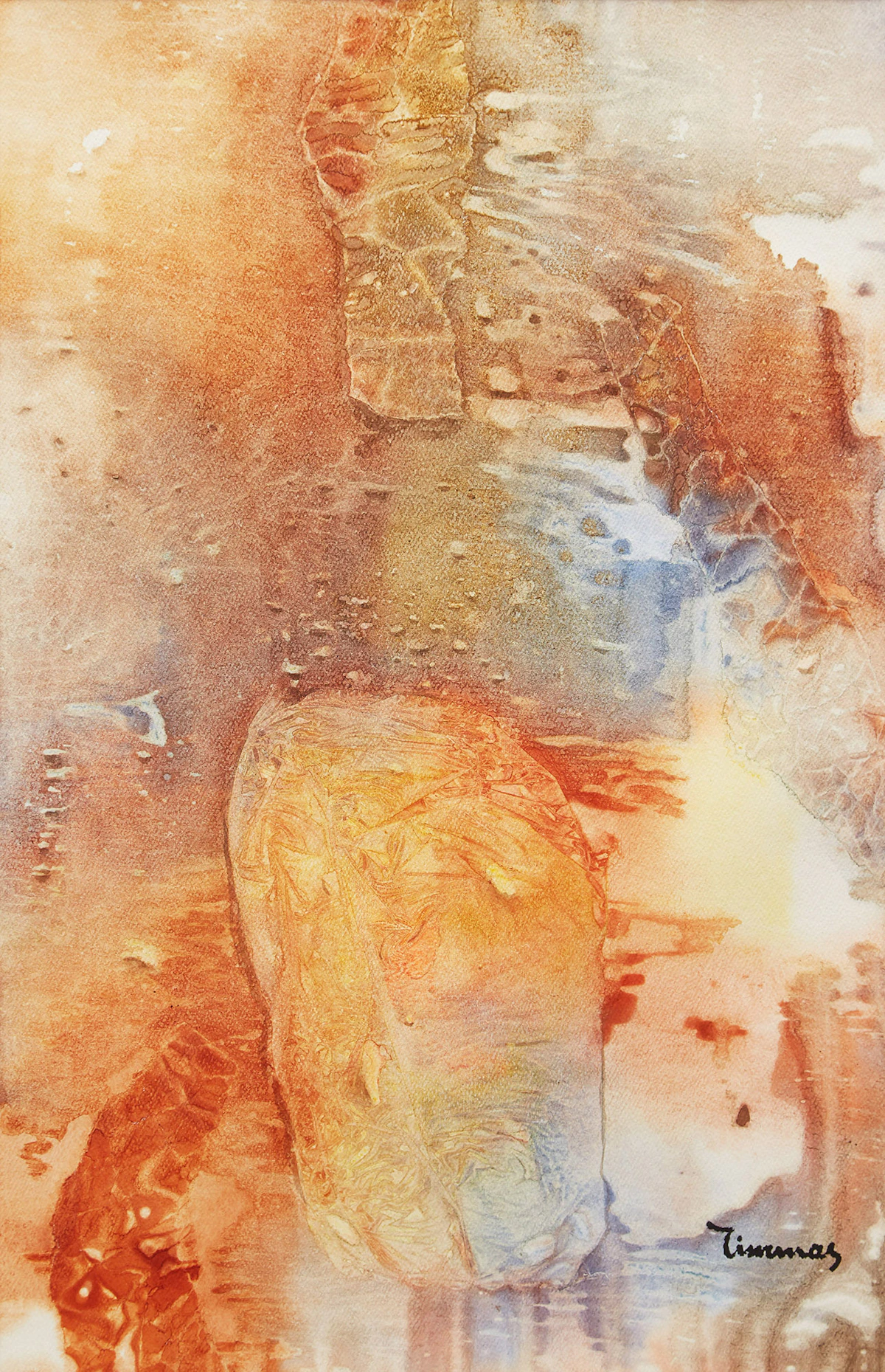 Osvald Timmas, Fertile Water I, watercolour
