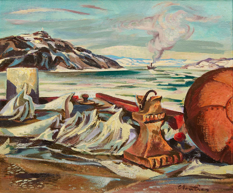 Baie Ha Ha, Saguenay by Albert Edward Cloutier
