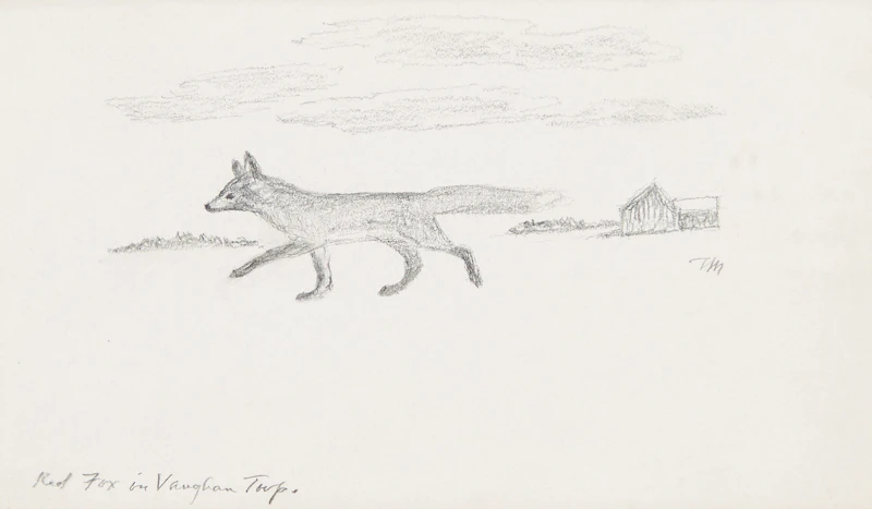 Red Fox in Vaughan; Strawberry Roam by Thoreau MacDonald