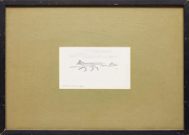 Thoreau MacDonald, Red Fox in Vaughan; Strawberry Roam, 2 drawings - view 2