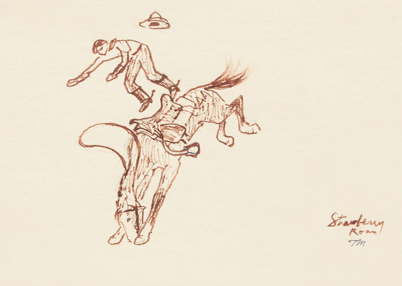 Thoreau MacDonald, Red Fox in Vaughan; Strawberry Roam, 2 drawings - view 4