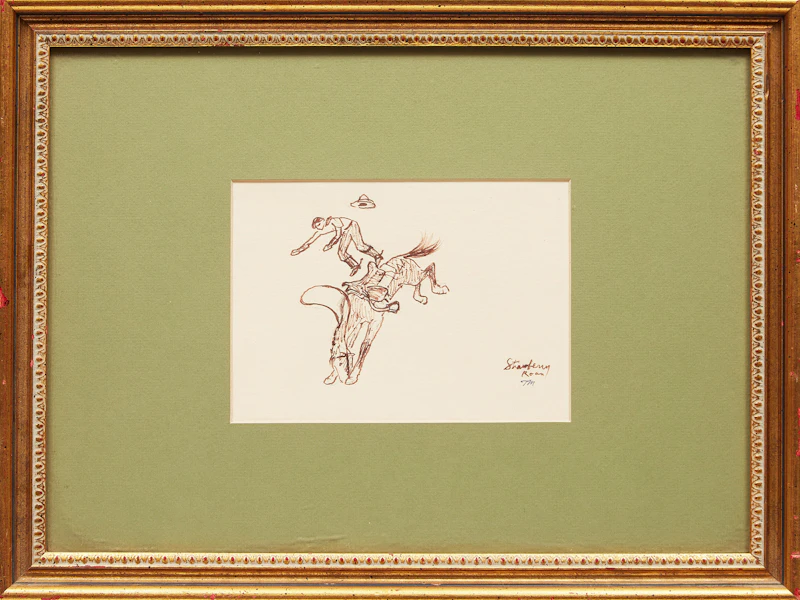 Thoreau MacDonald, Red Fox in Vaughan; Strawberry Roam, 2 drawings - view 5