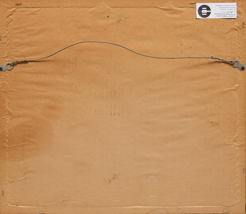 Thoreau MacDonald, Aurora, Black Rays, mixed media on paper, 1979 - view 3