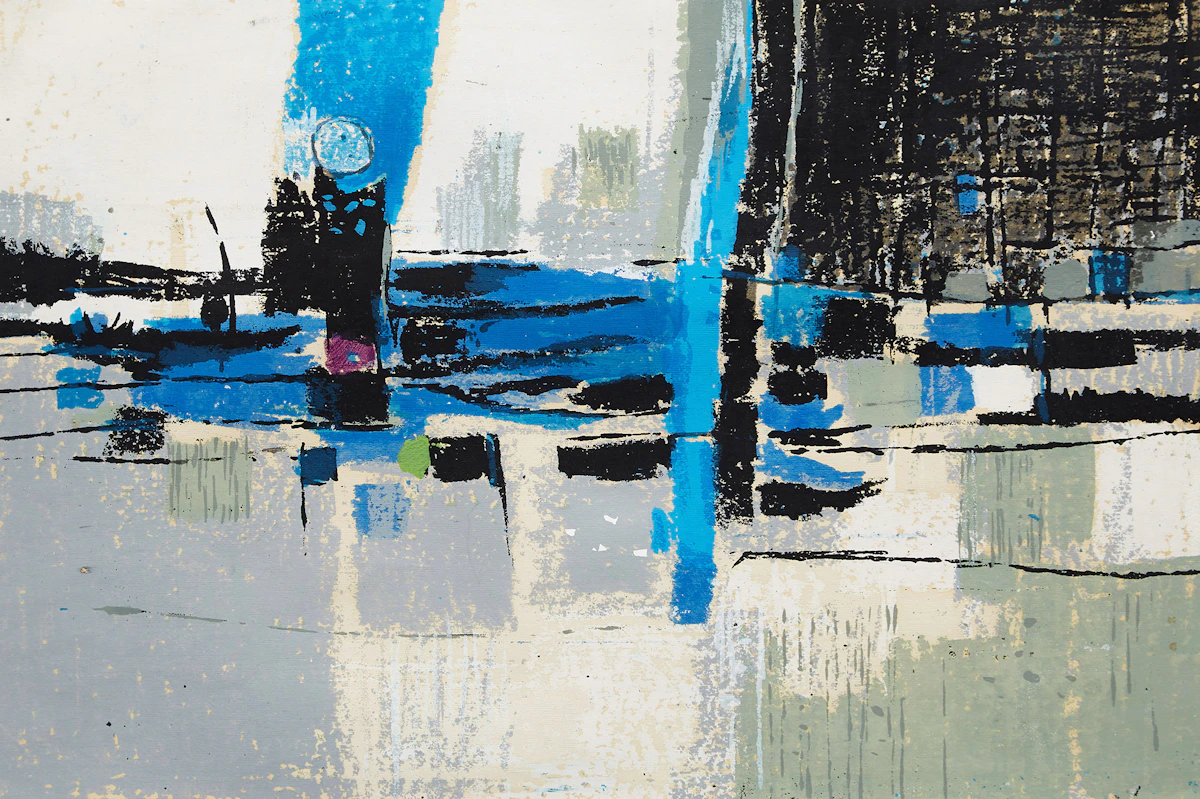 Gordon Appelbe Smith, Bluescape, silkscreen