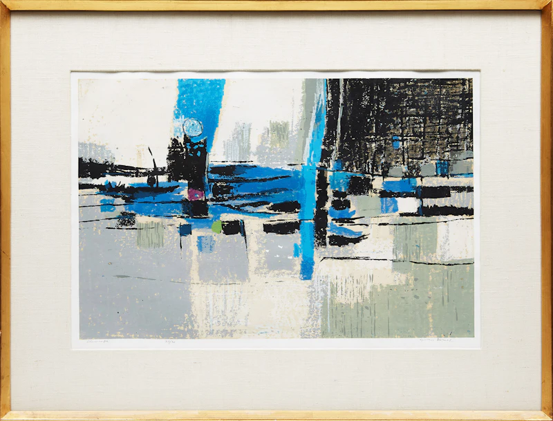 Gordon Appelbe Smith, Bluescape, silkscreen - view 2