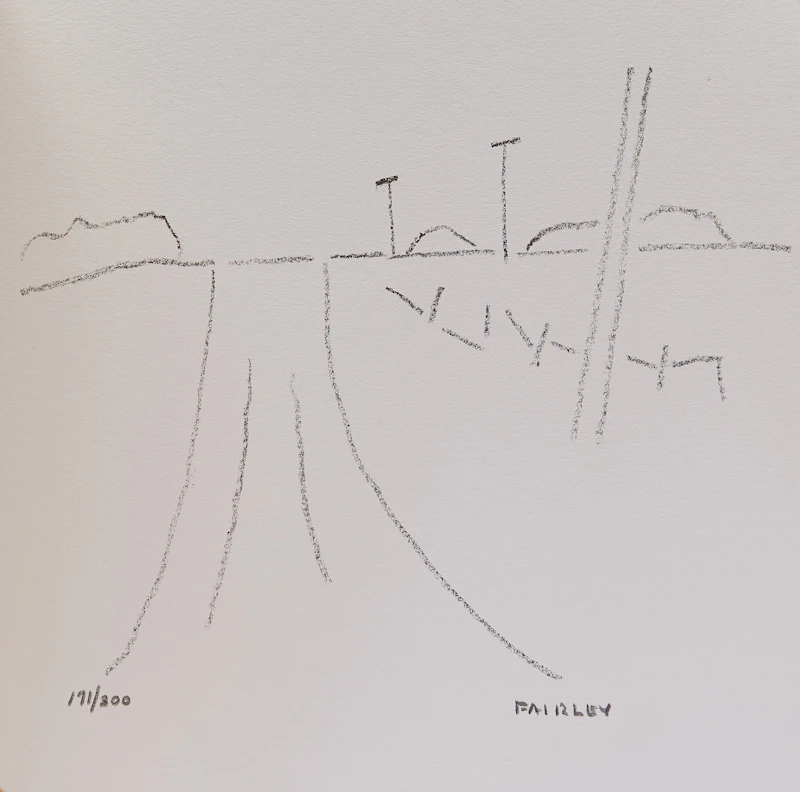 Barker Fairley Limited Edition Book, includes two lithographs by Paul Duval