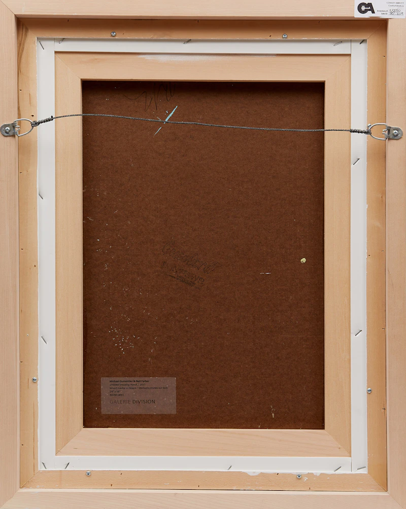 Michael  Dumontier and Neil Farber, Untitled (Holding Hands), 2011, mixed media on board - view 3