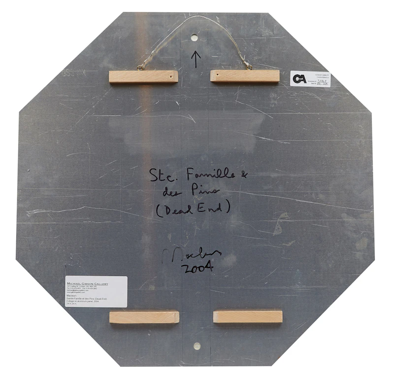 Maclean, Sainte-Famille et des Pins (Dead End) , mixed media on aluminum, 2004 - view 2