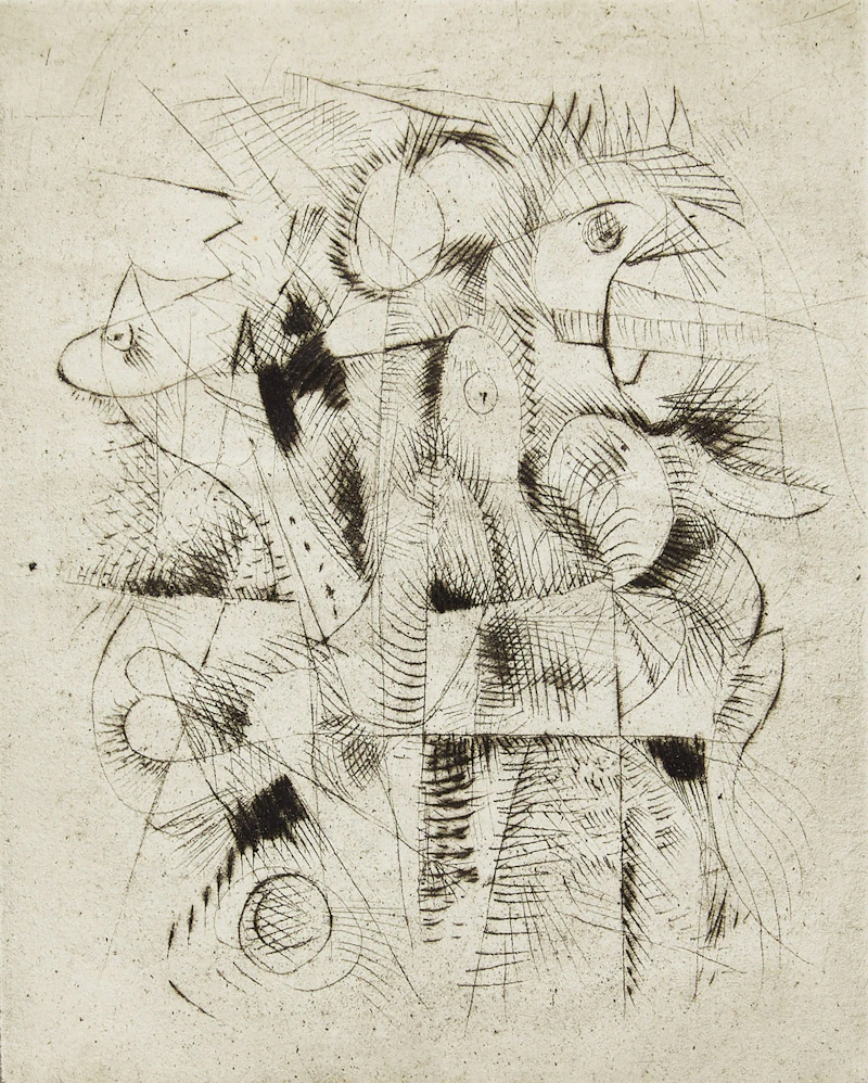 Untitled Abstraction by Léon Bellefleur