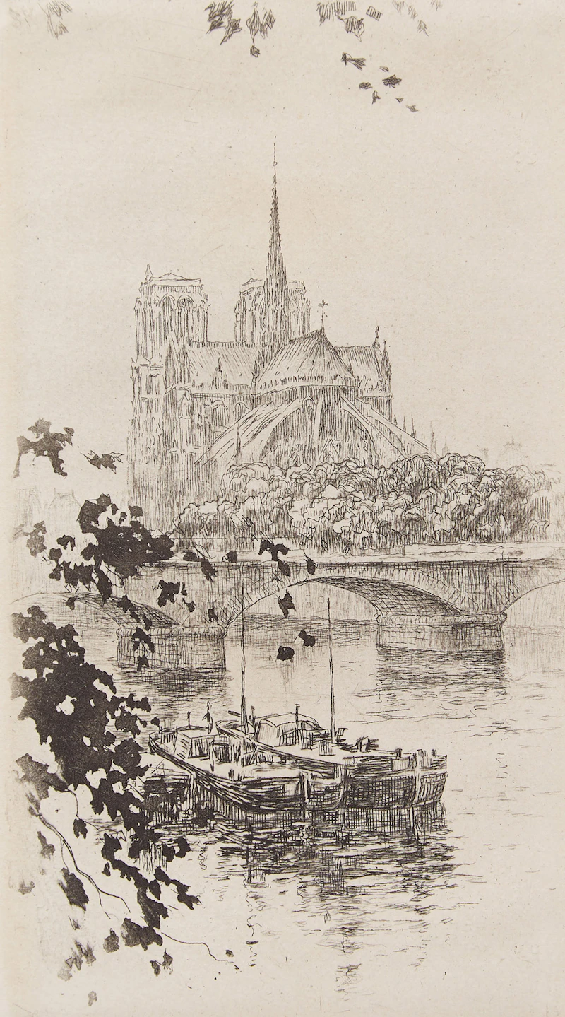 Notre Dame de Paris by Henri Le Richy