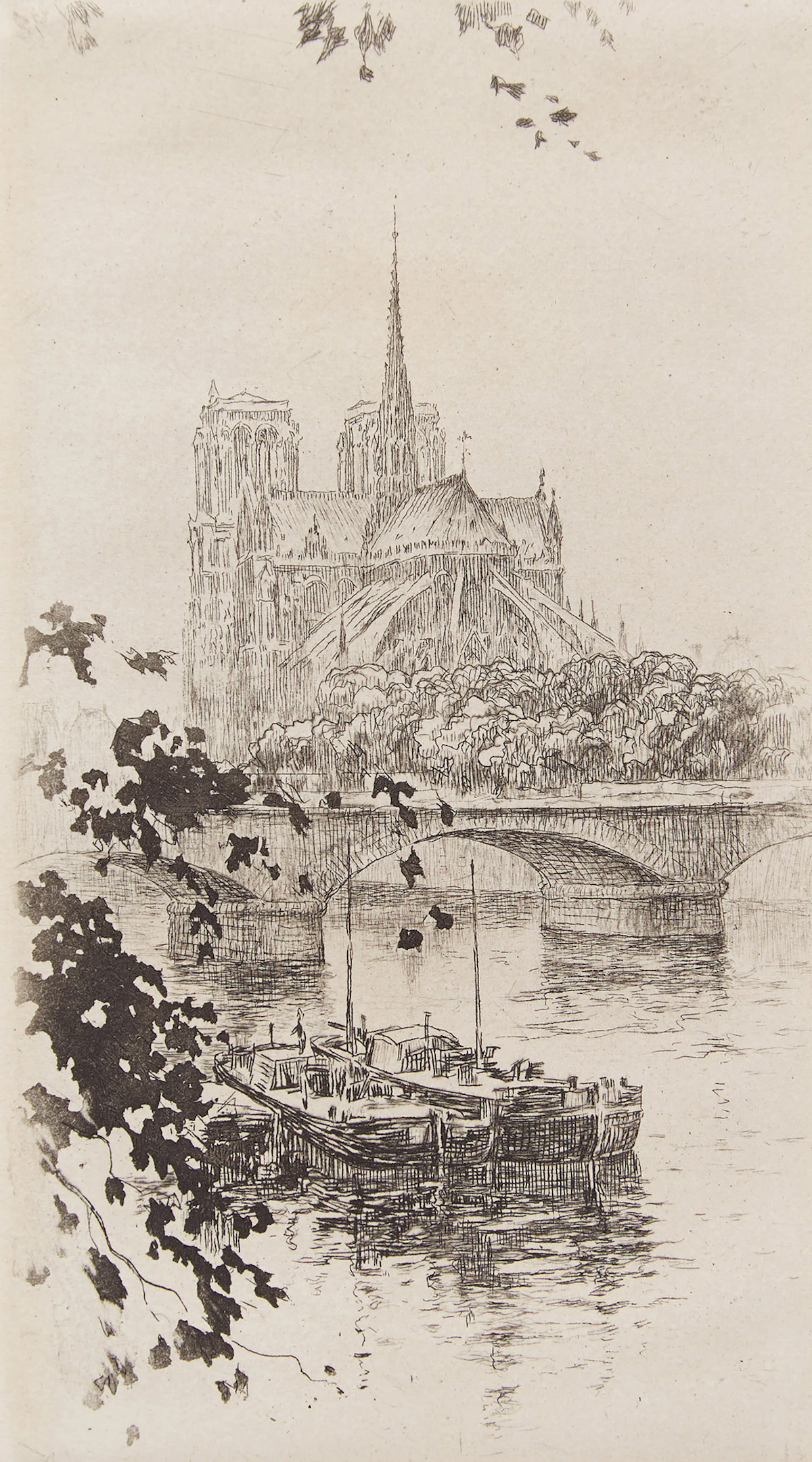 Henri Le Richy, Notre Dame de Paris, etching