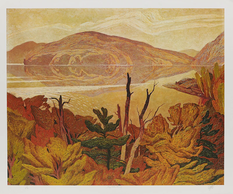 Alfred Joseph Casson, Birch Island; Summer Storm; Grey October Morning , three colour serigraphs - view 3