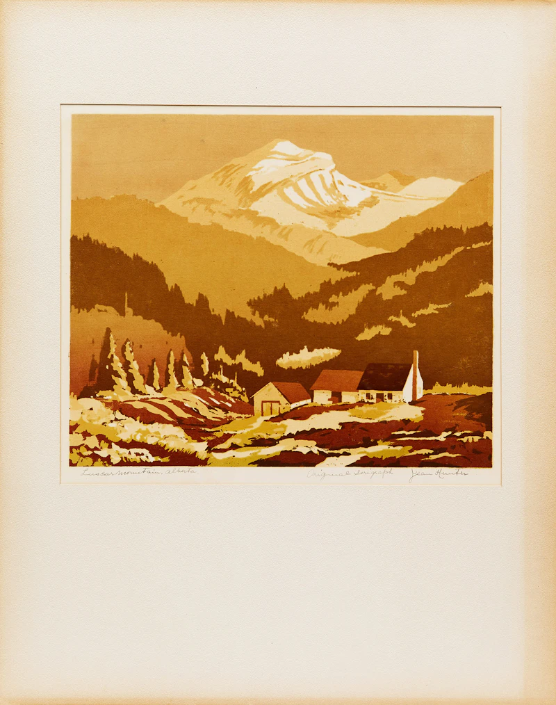 Vaughan Grayson, Jean Hunter, Weber, Three Mountain Landscape Prints , three colour serigraphs - view 8