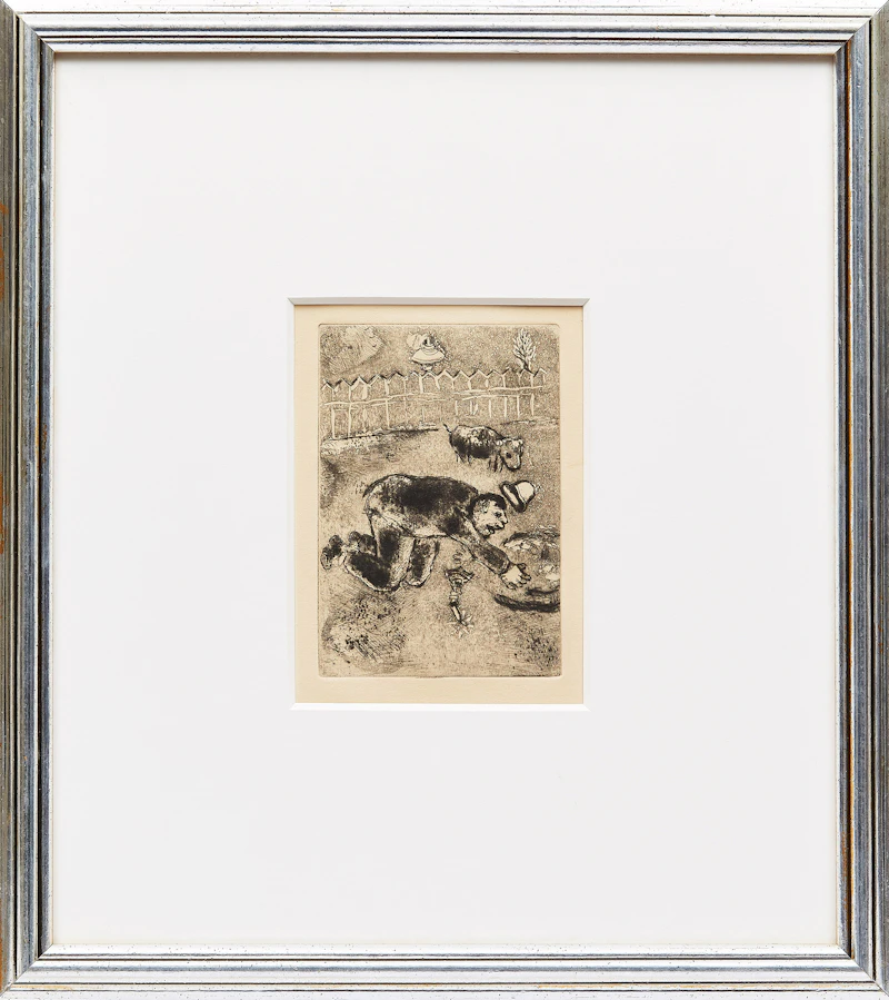 Marc Chagall, L’Avarice II (Les sept pechés capitaux series), etching - view 2