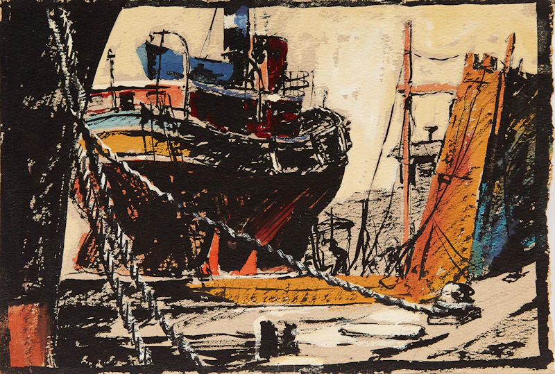 Shipyard, Construction Site by Avery Shaw