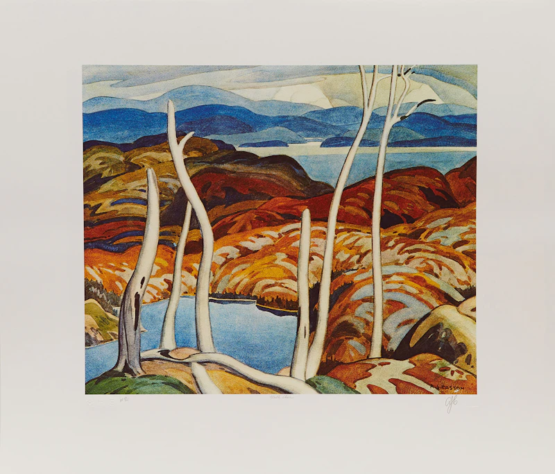 Alfred Joseph Casson, A.J. Casson: The Group of Seven Commemorative Anniversary Suite; Folio Two: Watercolours, folio of seven colour serigraphs - view 3