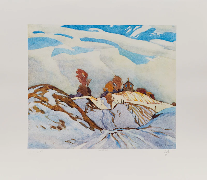 Alfred Joseph Casson, A.J. Casson: The Group of Seven Commemorative Anniversary Suite; Folio Two: Watercolours, folio of seven colour serigraphs - view 4