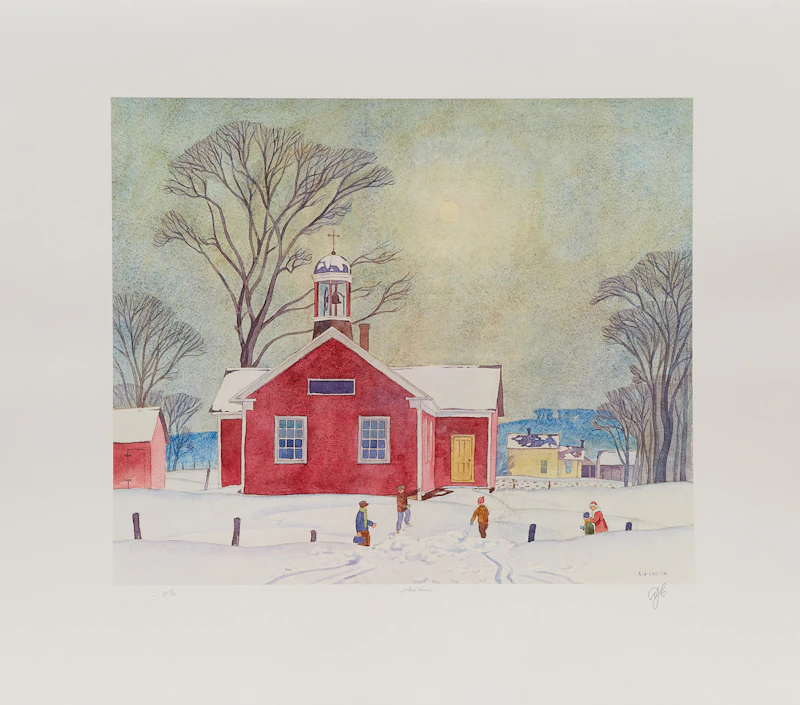 Alfred Joseph Casson, A.J. Casson: The Group of Seven Commemorative Anniversary Suite; Folio Two: Watercolours, folio of seven colour serigraphs - view 5