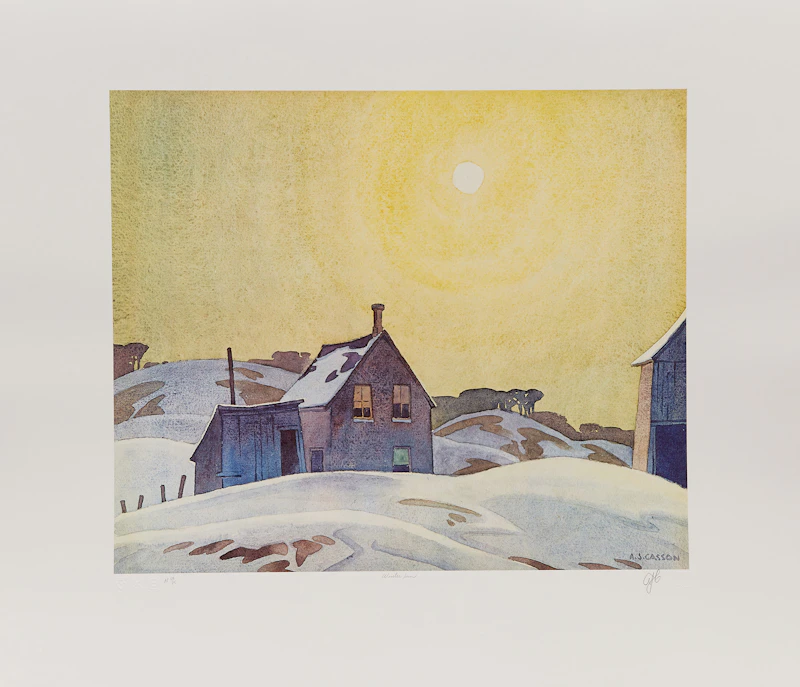 Alfred Joseph Casson, A.J. Casson: The Group of Seven Commemorative Anniversary Suite; Folio Two: Watercolours, folio of seven colour serigraphs - view 7