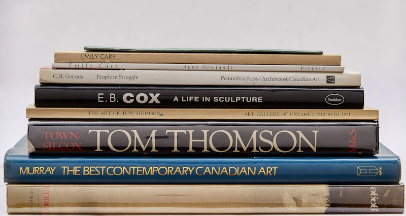 Nine Canadian Art Books by Books and Reference
