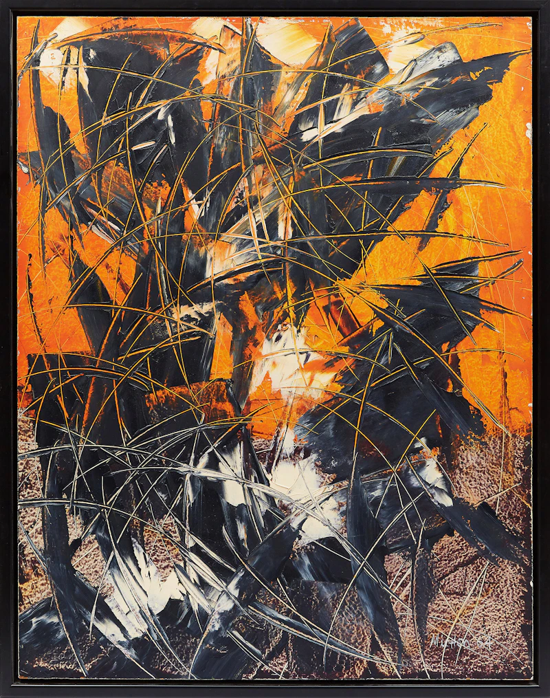 Guy Michon, Couchant , acrylic on board, 1964 - view 2