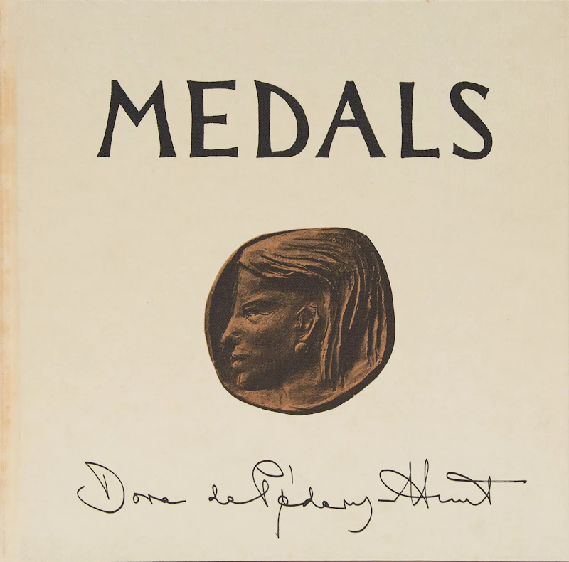 Dora de Pedery-Hunt, Nellie McClung, bronze pendant - view 3