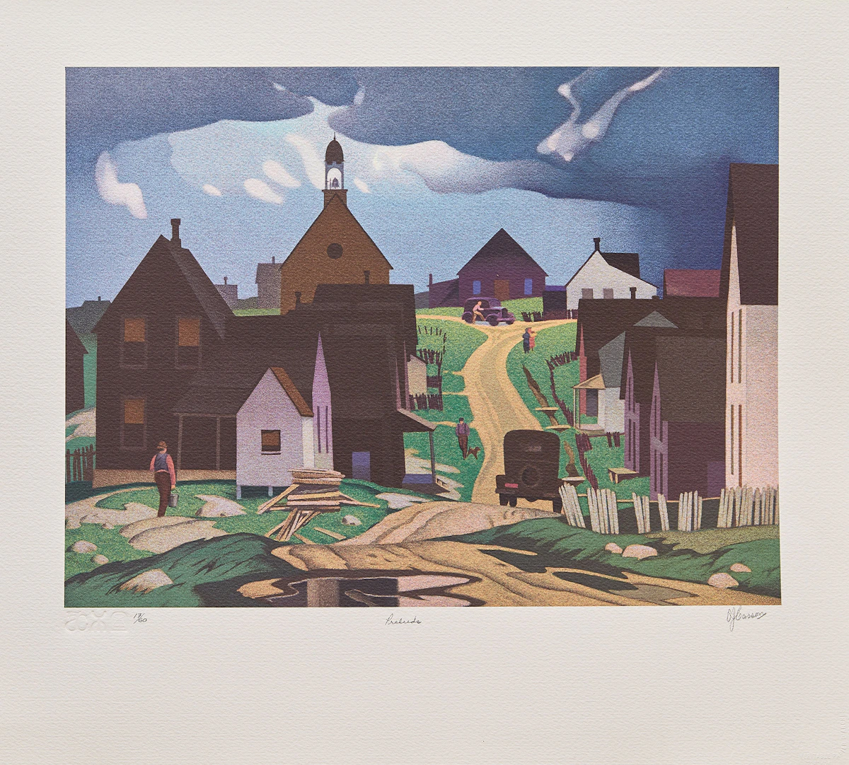 Alfred Joseph Casson, A.J. Casson: The Graphic Works , book with four prints