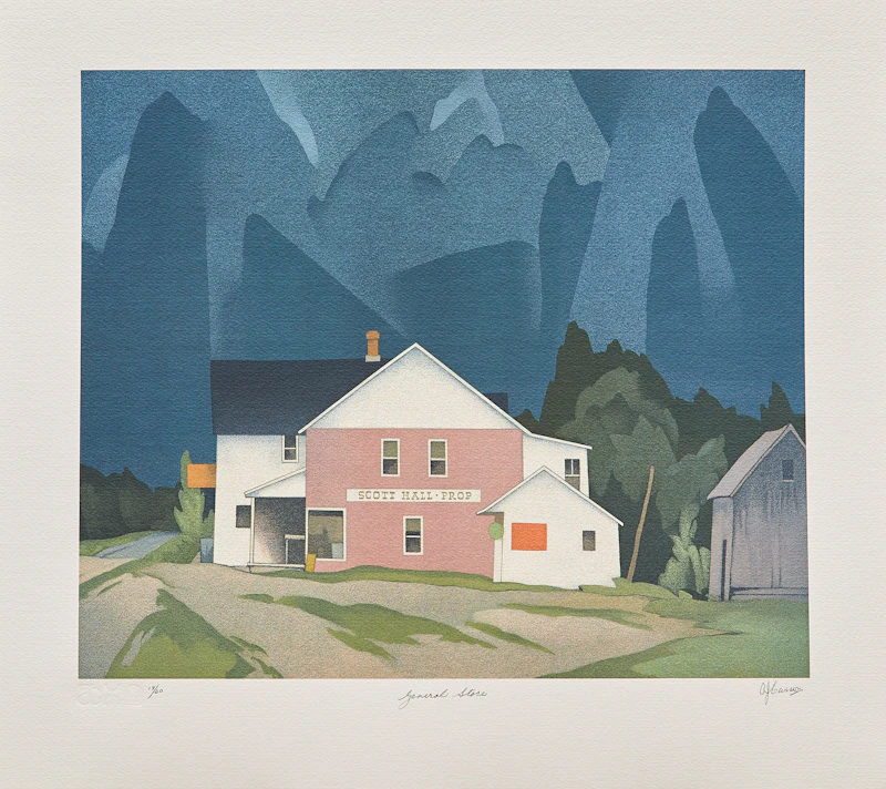 Alfred Joseph Casson, A.J. Casson: The Graphic Works , book with four prints - view 4