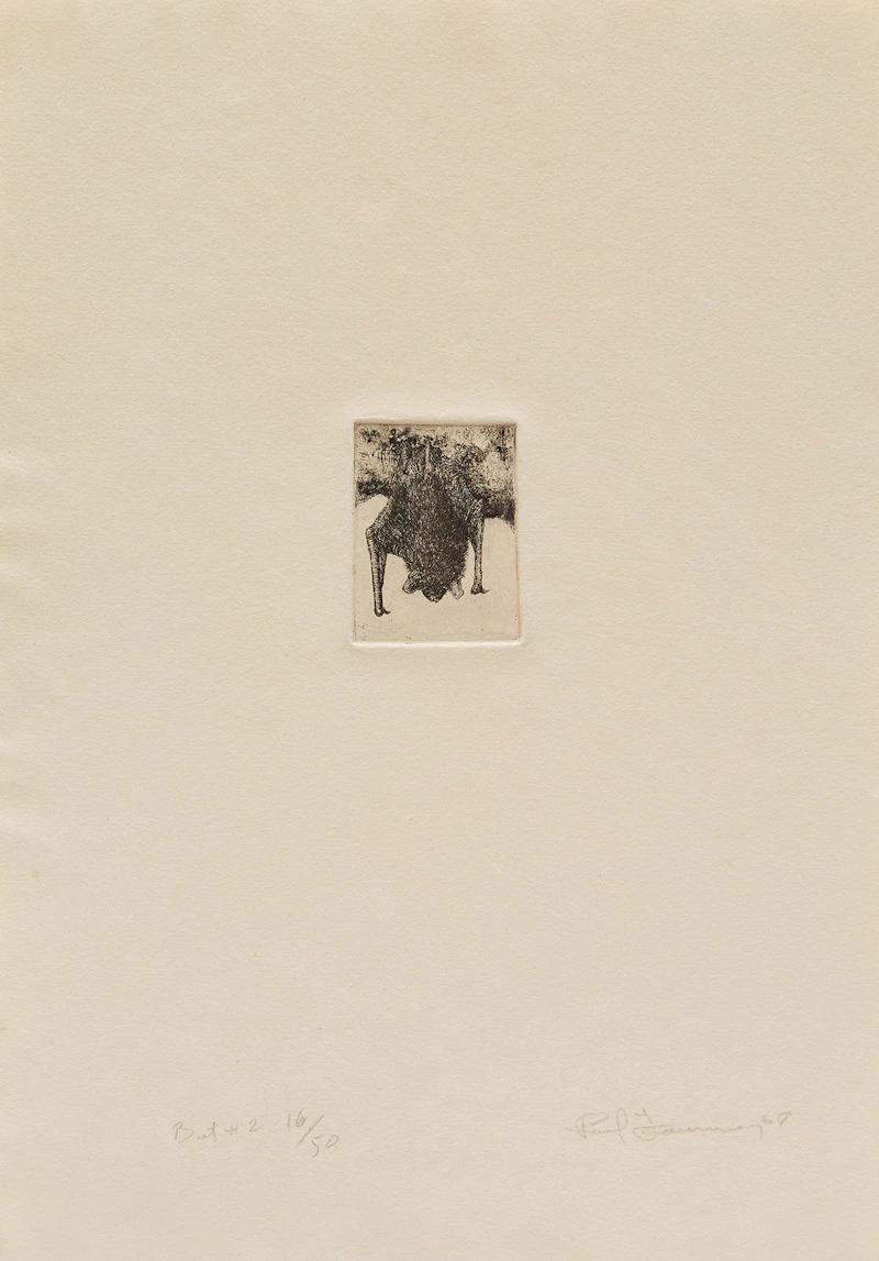 Paul Fournier, Collection of Eleven Works , gouache and etchings, 1967, 1968, 1983 - view 6