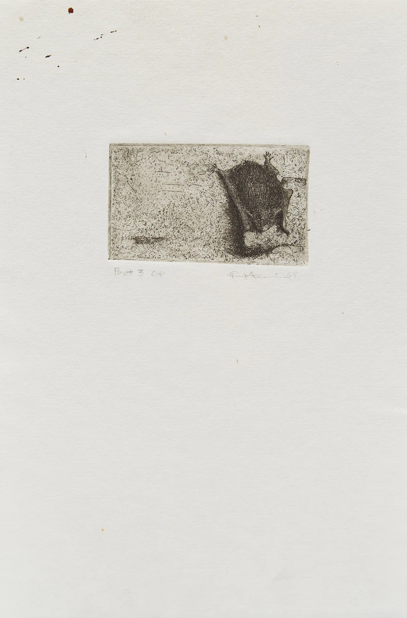 Paul Fournier, Collection of Eleven Works , gouache and etchings, 1967, 1968, 1983 - view 7