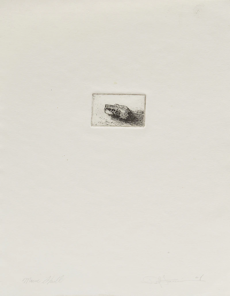 Paul Fournier, Collection of Eleven Works , gouache and etchings, 1967, 1968, 1983 - view 9
