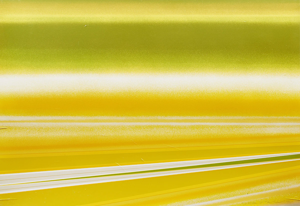 Rita Letendre, Mistopent, colour serigraph, 1977
