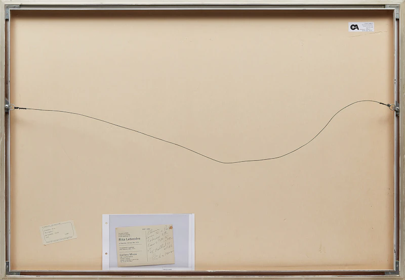 Rita Letendre, Mistopent, colour serigraph, 1977 - view 3