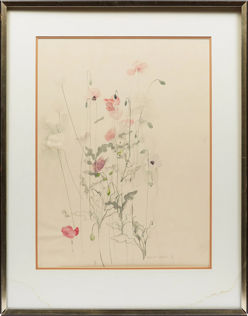 Molly Lamb Bobak, Shirly Poppies #2, watercolour - view 2
