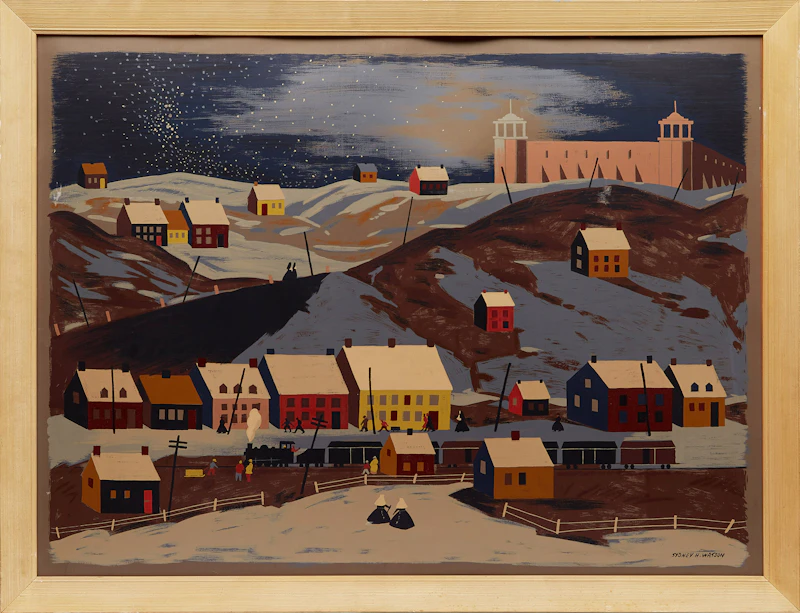 Sydney Hollinger Watson, St. Lawrence Town, Quebec, silkscreen - view 2