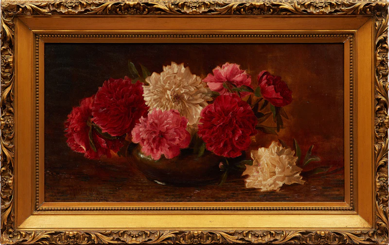 Thomas Mower Martin, Floral Still Life, oil on canvas - view 2