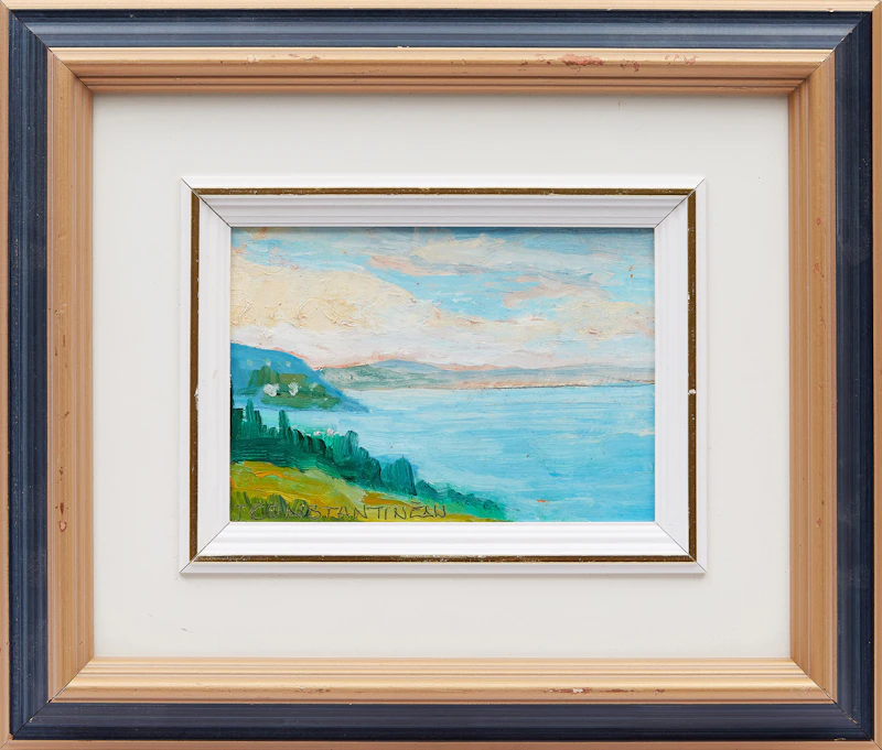 Jean Constantineau, St. Joseph de la Rive, oil on board, 1982 - view 2