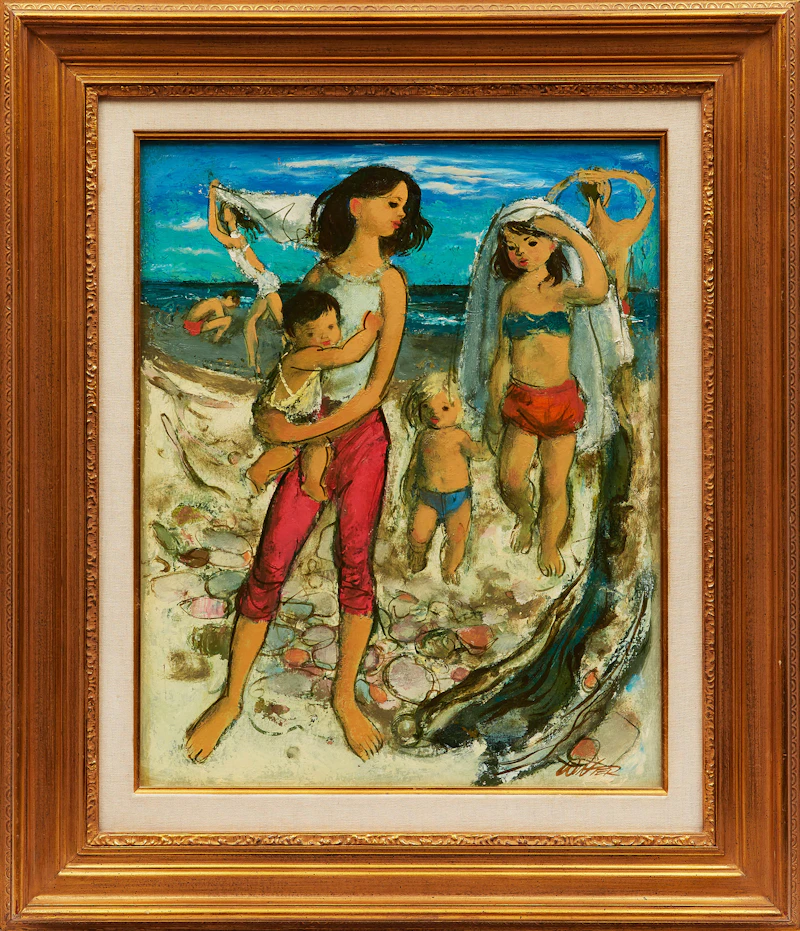 William Arthur Winter, Cherry Beach, oil on board - view 2