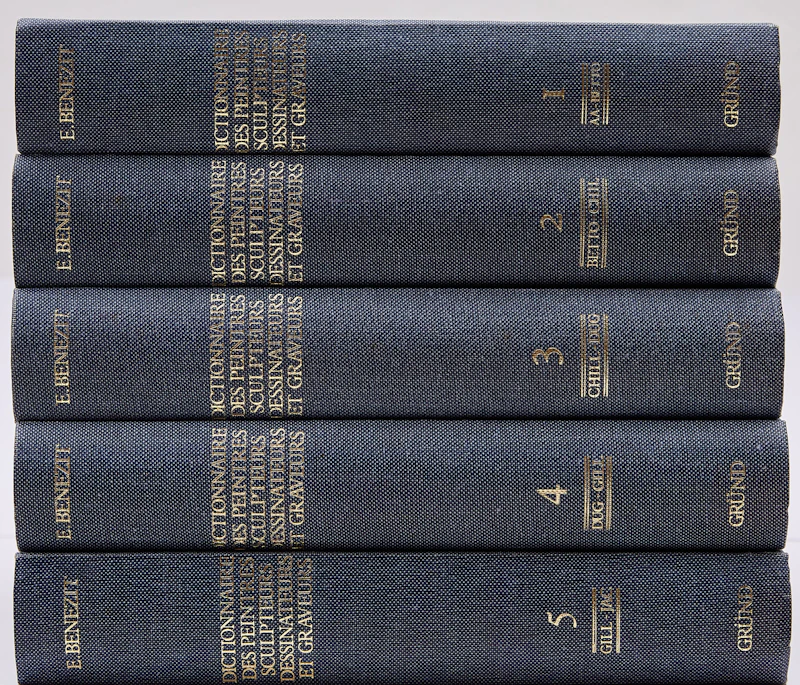 Ten Volumes by E. Bénézit by Books and Reference