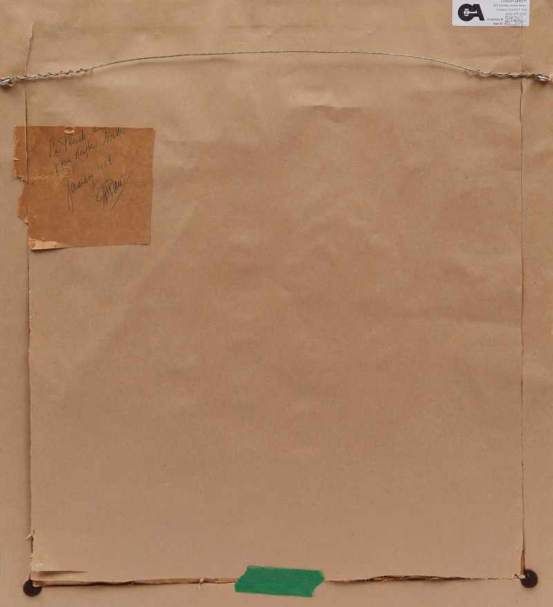 Albert Jacques Franck, La Plante Ave from Hayter North , watercolour, 1954 - view 3