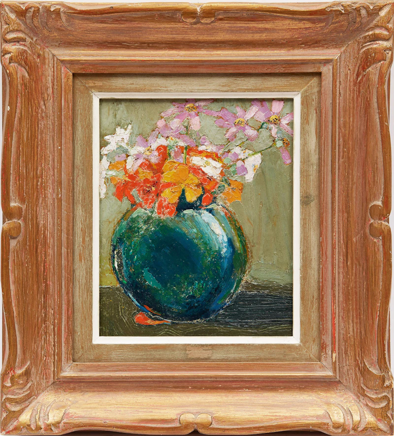 Thomas Harold Beament, The Blue Bowl , oil on board - view 2